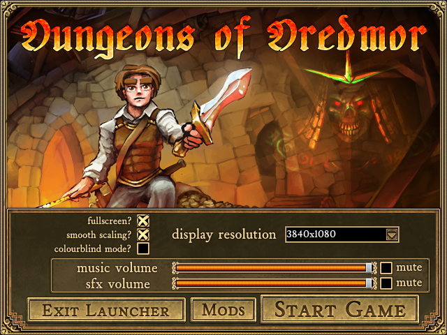 Dungeons of Dredmor launched through Steam for Linux on Slackware
