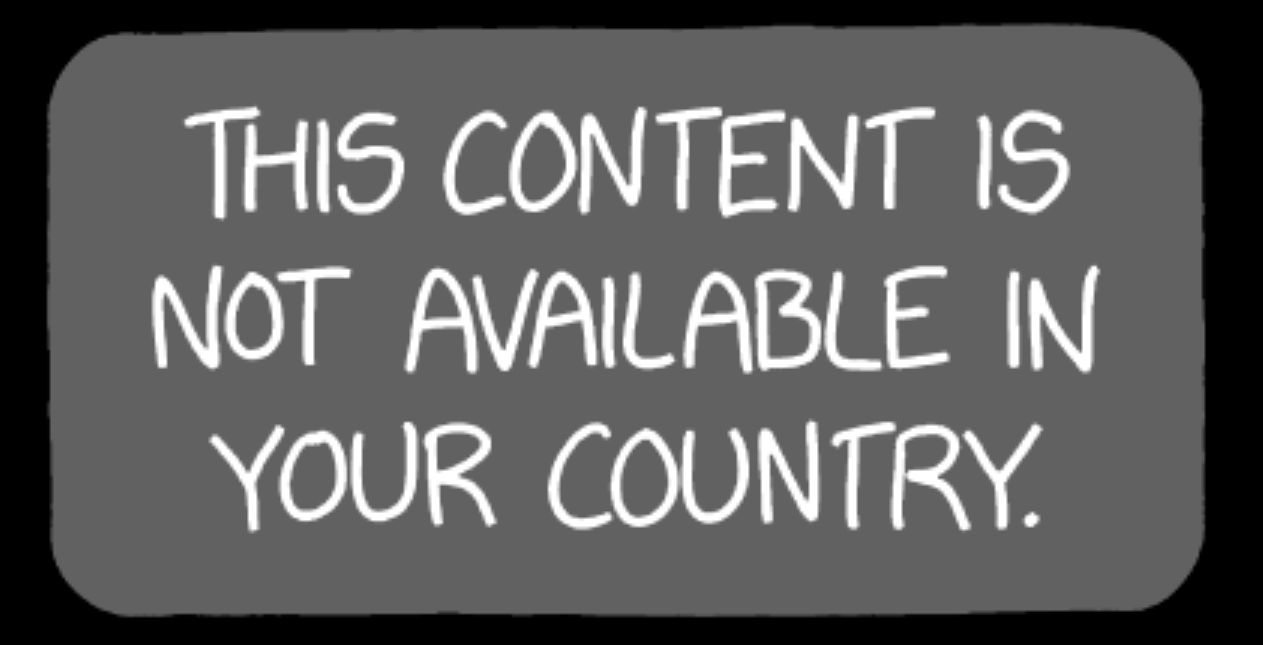 This content is not available in your country - XKCD 1969 ;)